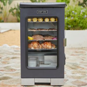 EAST OAK 30-Inch Electrical Smoker – Out of doors Smoker That includes Glass Door, Meat Thermometer, 725 Sq Inches Cooking Space, Distant Management, and 4 Detachable Racks – Ideally suited for Events…