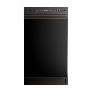 Midea MDF18A1ABB Black Constructed-in Dishwasher with 8 Place Settings, 6 Wash Packages, Stainless Metal Inside, Heated Dry Function, Vitality Star Rated