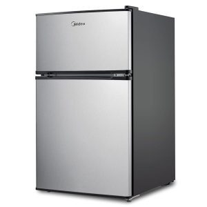 Midea WHD-113FSS1 3.1 cu ft Stainless Metal Compact Fridge