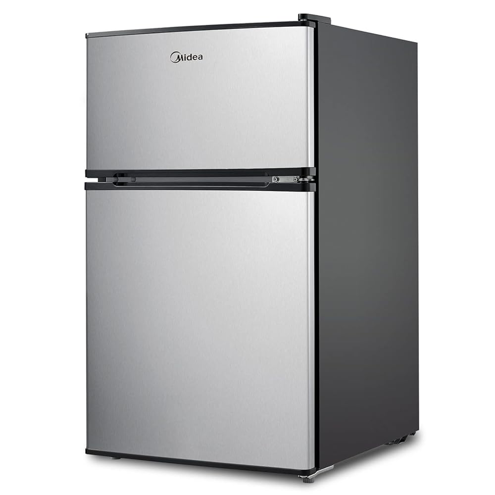 Midea WHD-113FSS1 3.1 cu ft Stainless Metal Compact Fridge